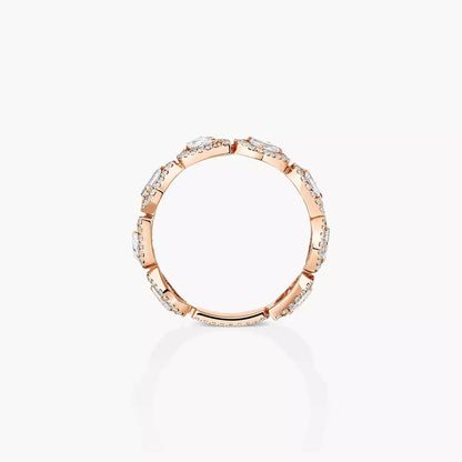 [Amore Jewels] Diamond Wedding Ring My Twin
