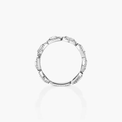[Amore Jewels] Diamond Wedding Ring My Twin