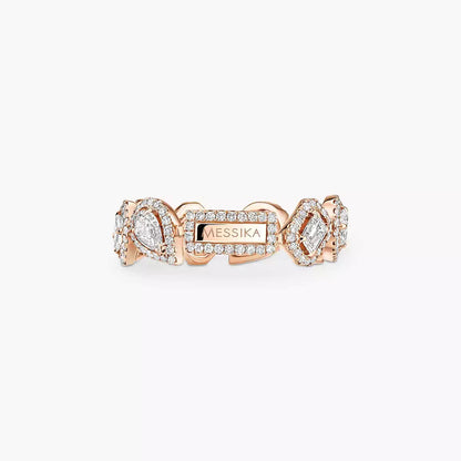 [Amore Jewels] Diamond Wedding Ring My Twin