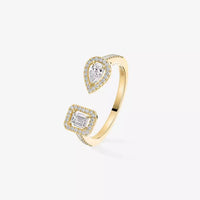 [Amore Jewels]My Twin Toi Gold Diamond Ring