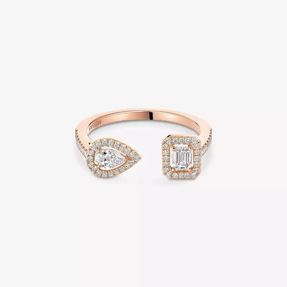 [Amore Jewels]My Twin Toi Gold Diamond Ring