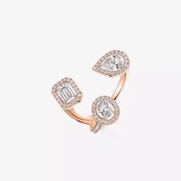 [Amore Jewels]  Diamond Ring 0,25ct My Twin Trilogy
