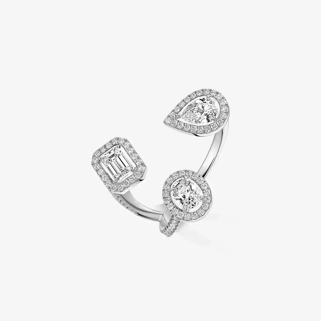 [Amore Jewels]  Diamond Ring 0,25ct My Twin Trilogy