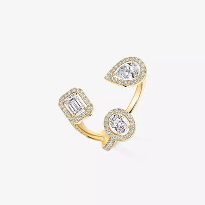 [Amore Jewels]  Diamond Ring 0,25ct My Twin Trilogy