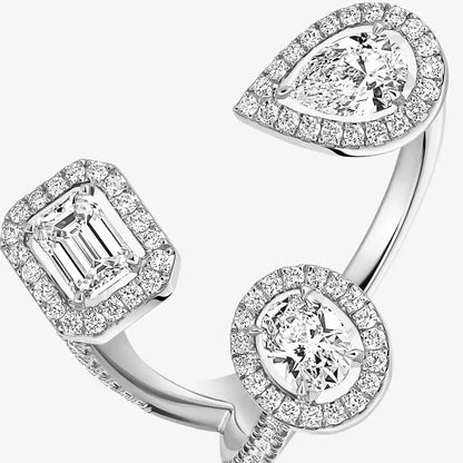 [Amore Jewels]  Diamond Ring 0,25ct My Twin Trilogy
