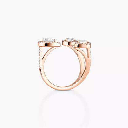 [Amore Jewels]  Diamond Ring 0,25ct My Twin Trilogy