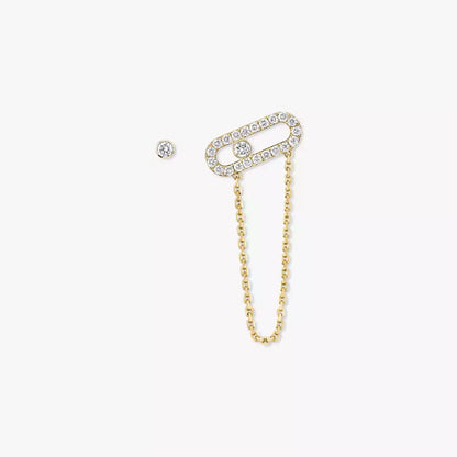 [Amore Jewels]Move Uno Diamond Earrings