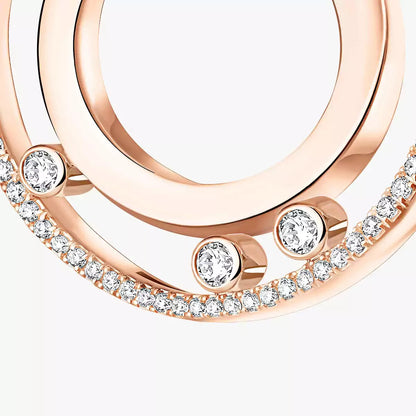 [Amore Jewels] Move Romane Small Diamond Hoop Earrings