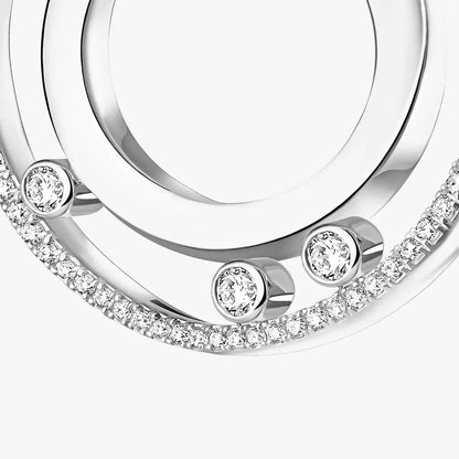 [Amore Jewels] Move Romane Small Diamond Hoop Earrings