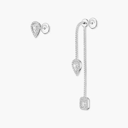 [Amore Jewels]Diamond Drop Earrings My Twin