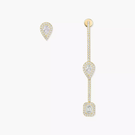 [Amore Jewels]Diamond Drop Earrings My Twin