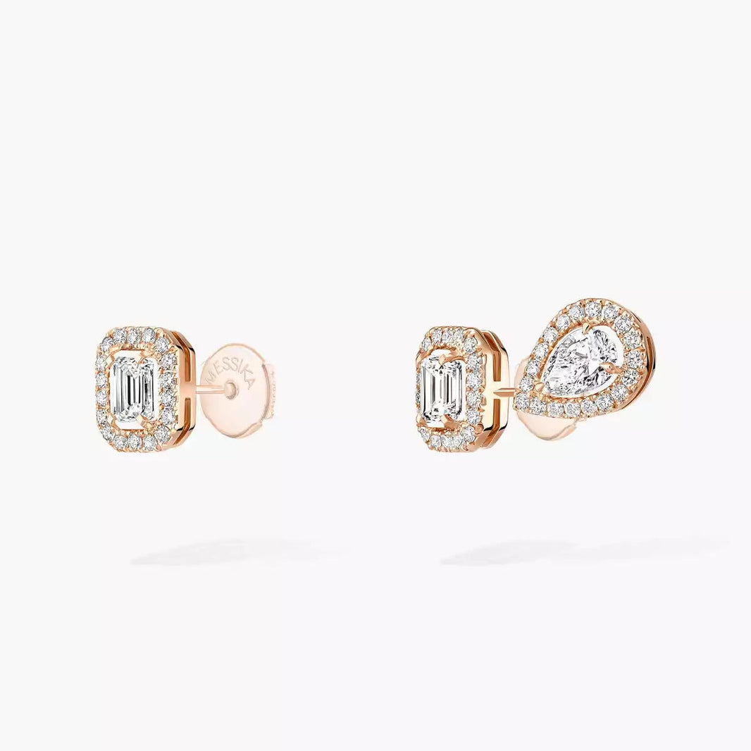 [Amore Jewels]Diamond Earrings 0,10ct My Twin 1+2