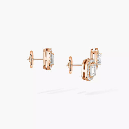 [Amore Jewels]Diamond Earrings 0,10ct My Twin 1+2