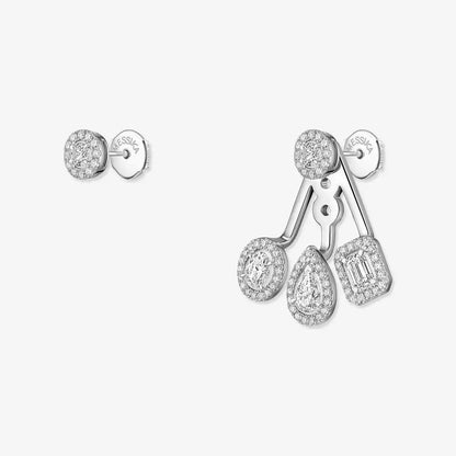 [Amore Jewels] My Twin Trio  Diamond Earrings