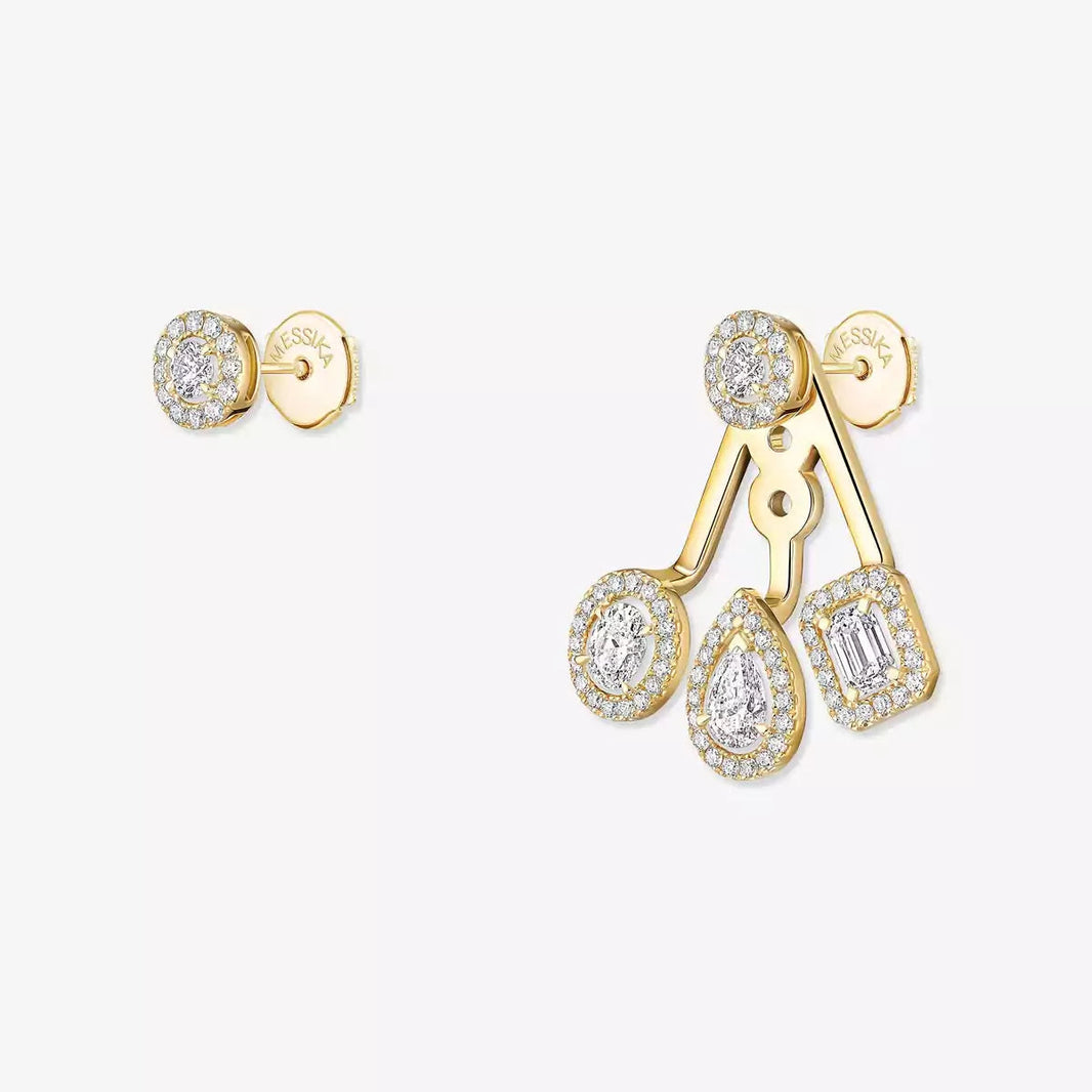 [Amore Jewels] My Twin Trio  Diamond Earrings