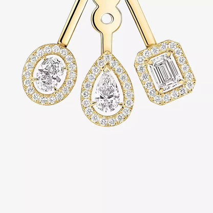 [Amore Jewels] My Twin Trio  Diamond Earrings