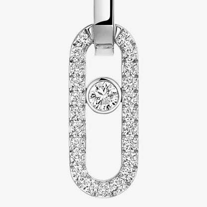 [Amore Jewels]Move Link Diamond Earrings