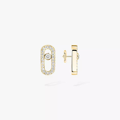 [Amore Jewels]Move Uno Diamond Earrings
