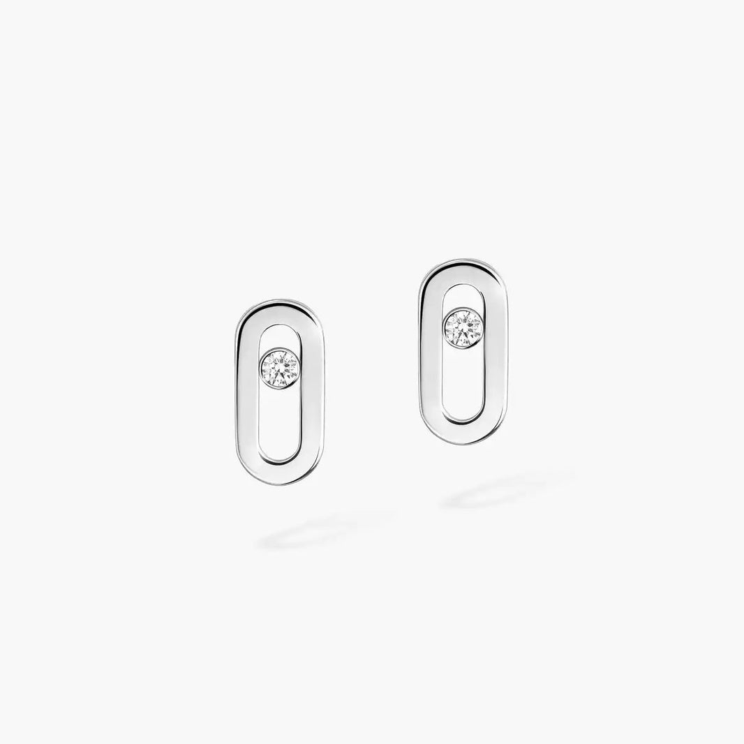 [Amore Jewels]Move Uno Diamond Stud Earrings