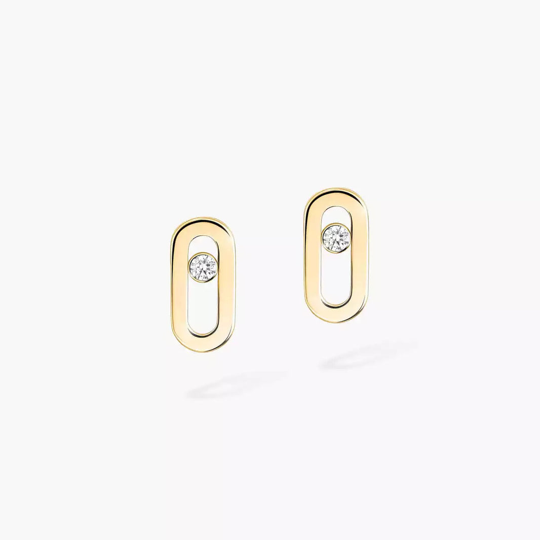 [Amore Jewels]Move Uno Diamond Stud Earrings