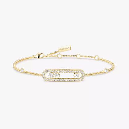 [Amore Jewels]Pavé Baby Move Diamond Bracelet