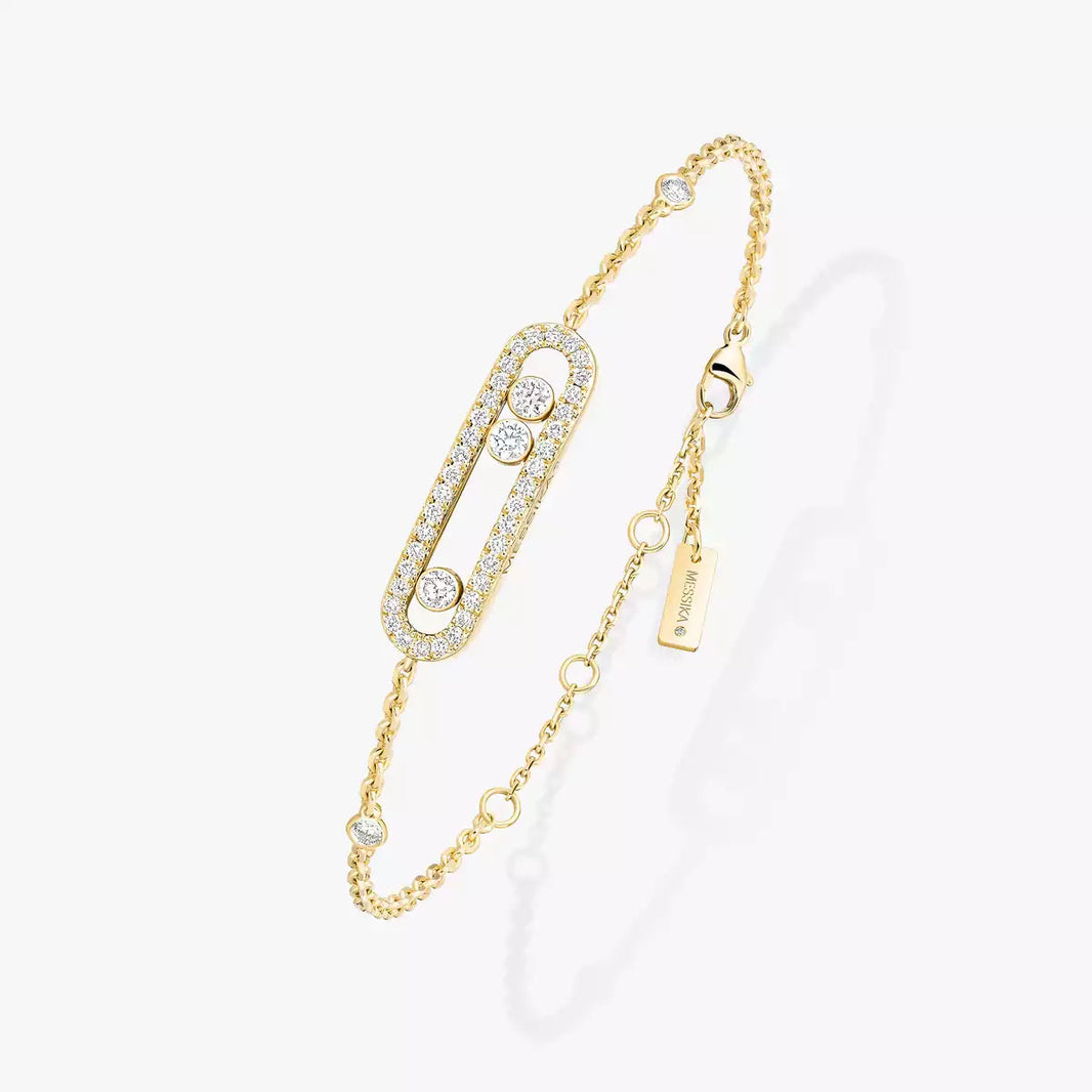 [Amore Jewels]Pavé Baby Move Diamond Bracelet