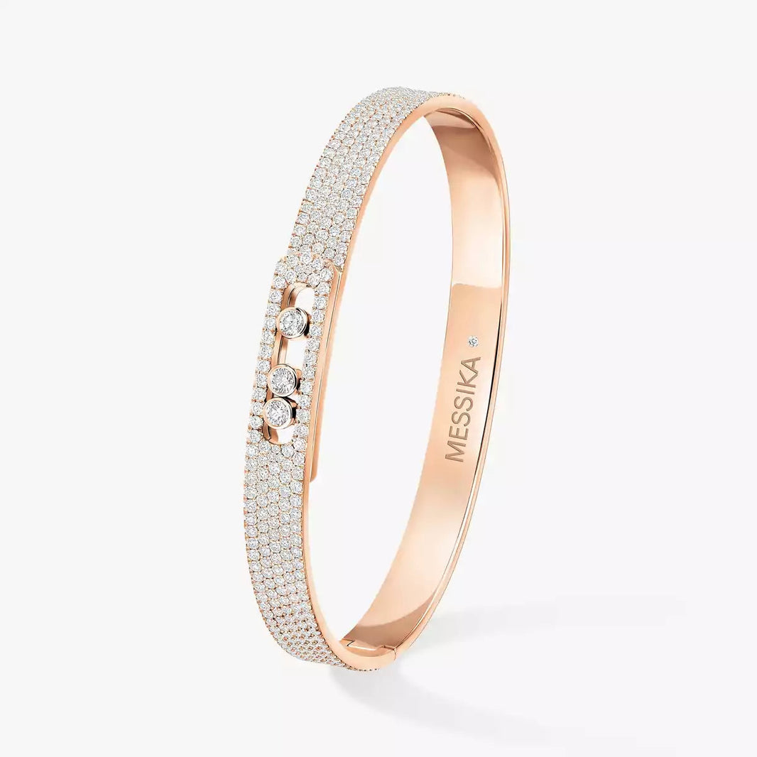 [Amore Jewels]Move Noa Full Pavé Diamond Bangle Bracelet