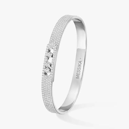 [Amore Jewels]Move Noa Full Pavé Diamond Bangle Bracelet