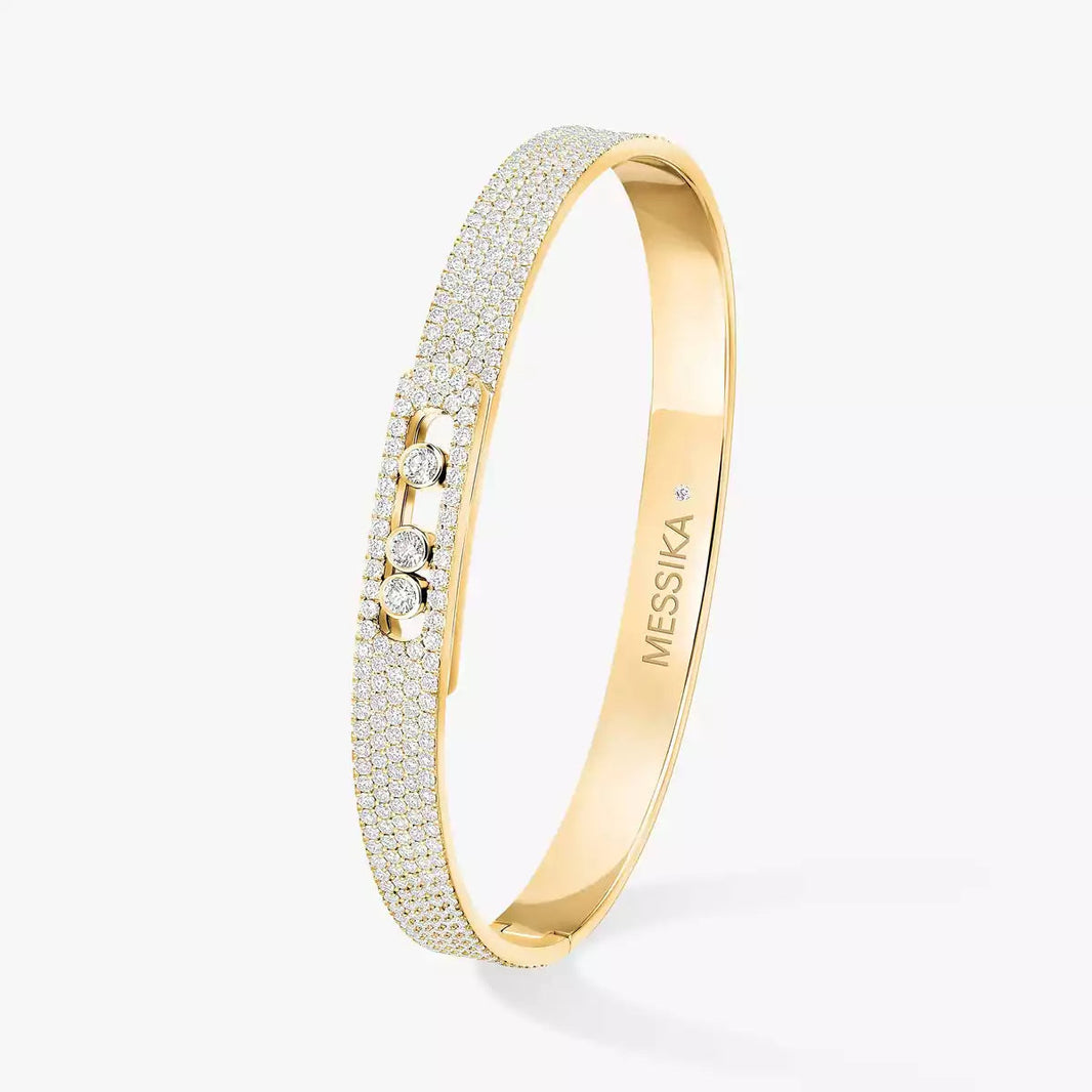 [Amore Jewels]Move Noa Full Pavé Diamond Bangle Bracelet