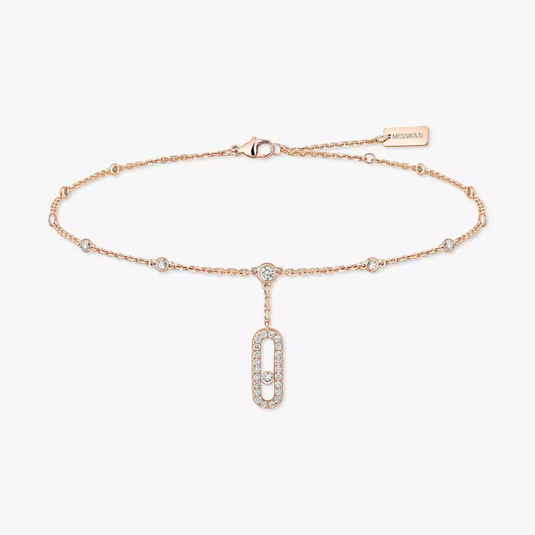 [Amore Jewels] Move Uno pavé ankle bracelet