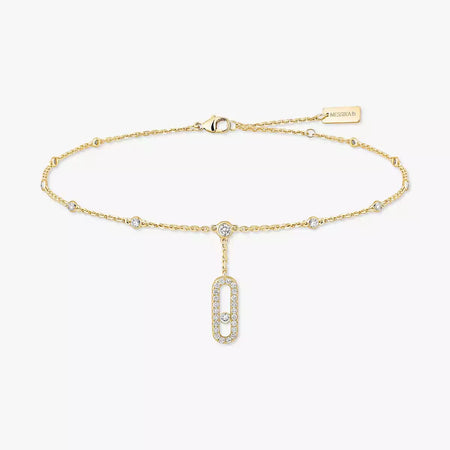 [Amore Jewels] Move Uno pavé ankle bracelet