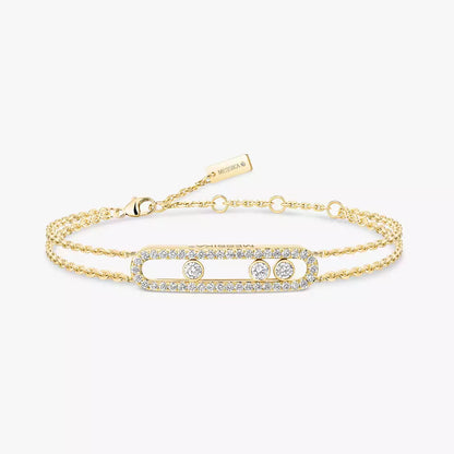 [Amore Jewels] Move Classique pavé bracelet