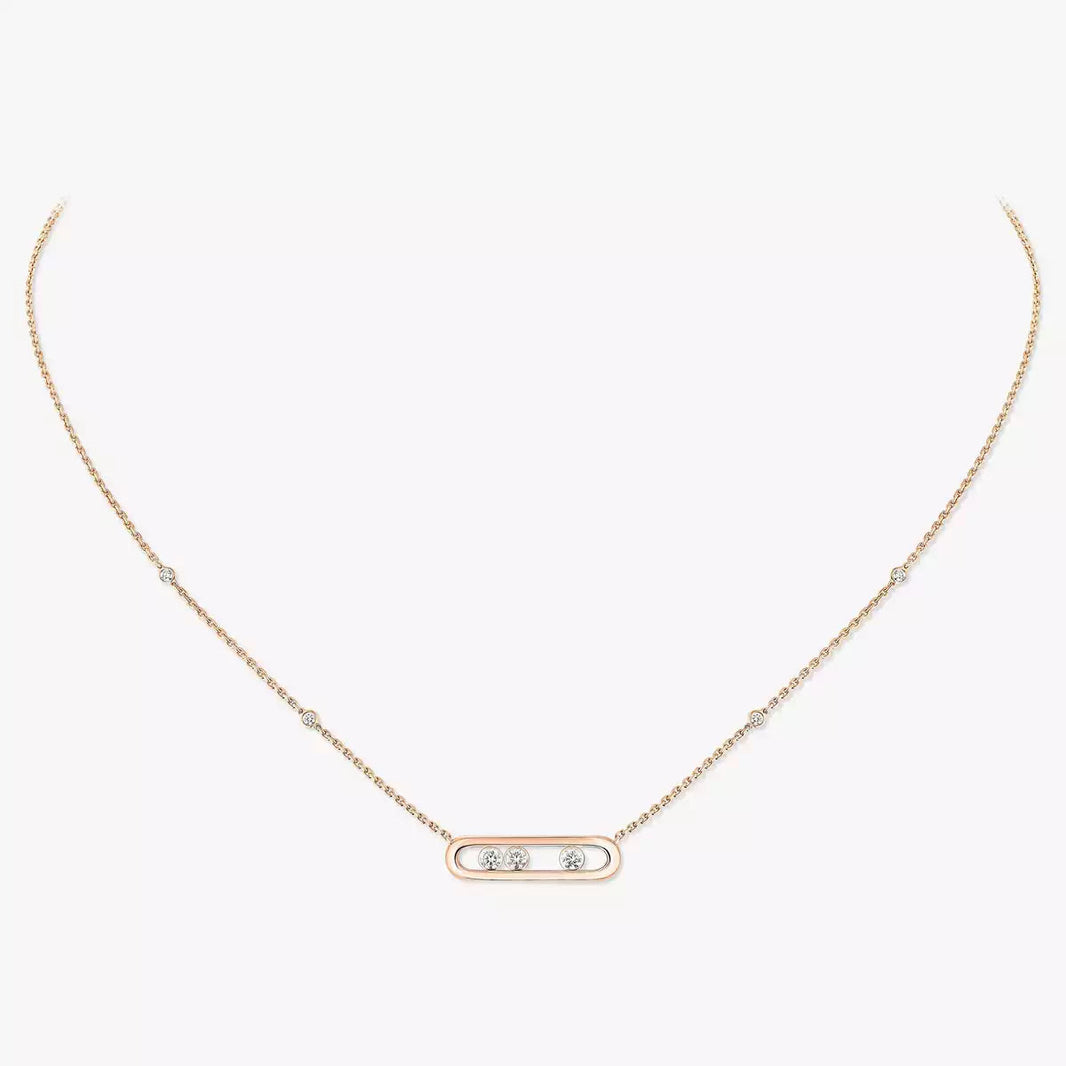 [Amore Jewels] Baby Move Gold Diamond Necklace