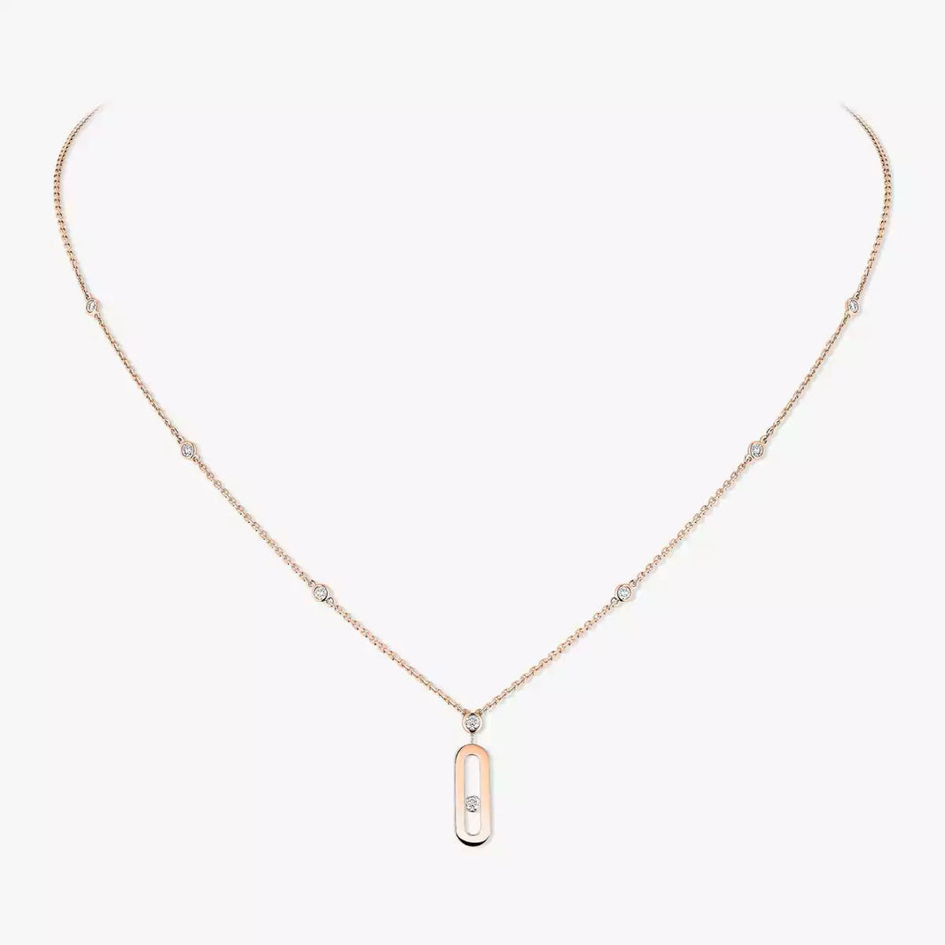 [Amore Jewels] Move Uno Gold Diamond Long Necklace