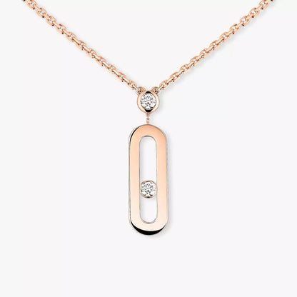 [Amore Jewels] Move Uno Gold Diamond Long Necklace