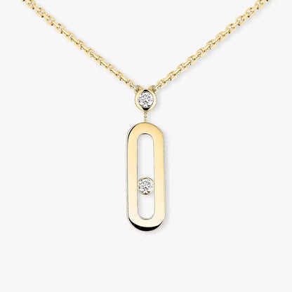 [Amore Jewels] Move Uno Gold Diamond Long Necklace