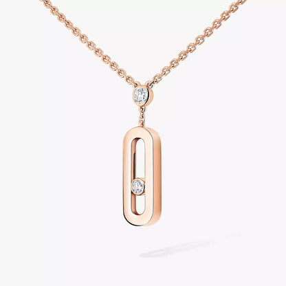 [Amore Jewels] Move Uno Gold Diamond Long Necklace