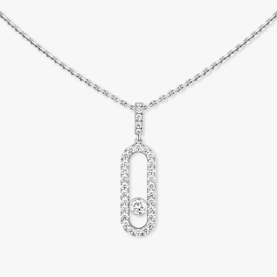 [Amore Jewels]Move Uno Diamond Necklace in Rose Gold