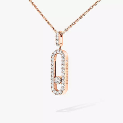[Amore Jewels]Move Uno Diamond Necklace in Rose Gold
