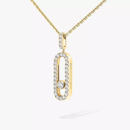 [Amore Jewels]Move Uno Diamond Necklace in Rose Gold