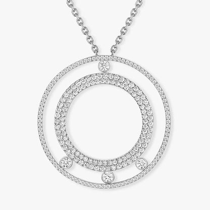 [Amore Jewels]Move Romane Long Pave_-Set Diamond Necklace