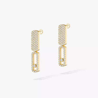 [Amore Jewels]Imperial Move SM Diamond Earrings