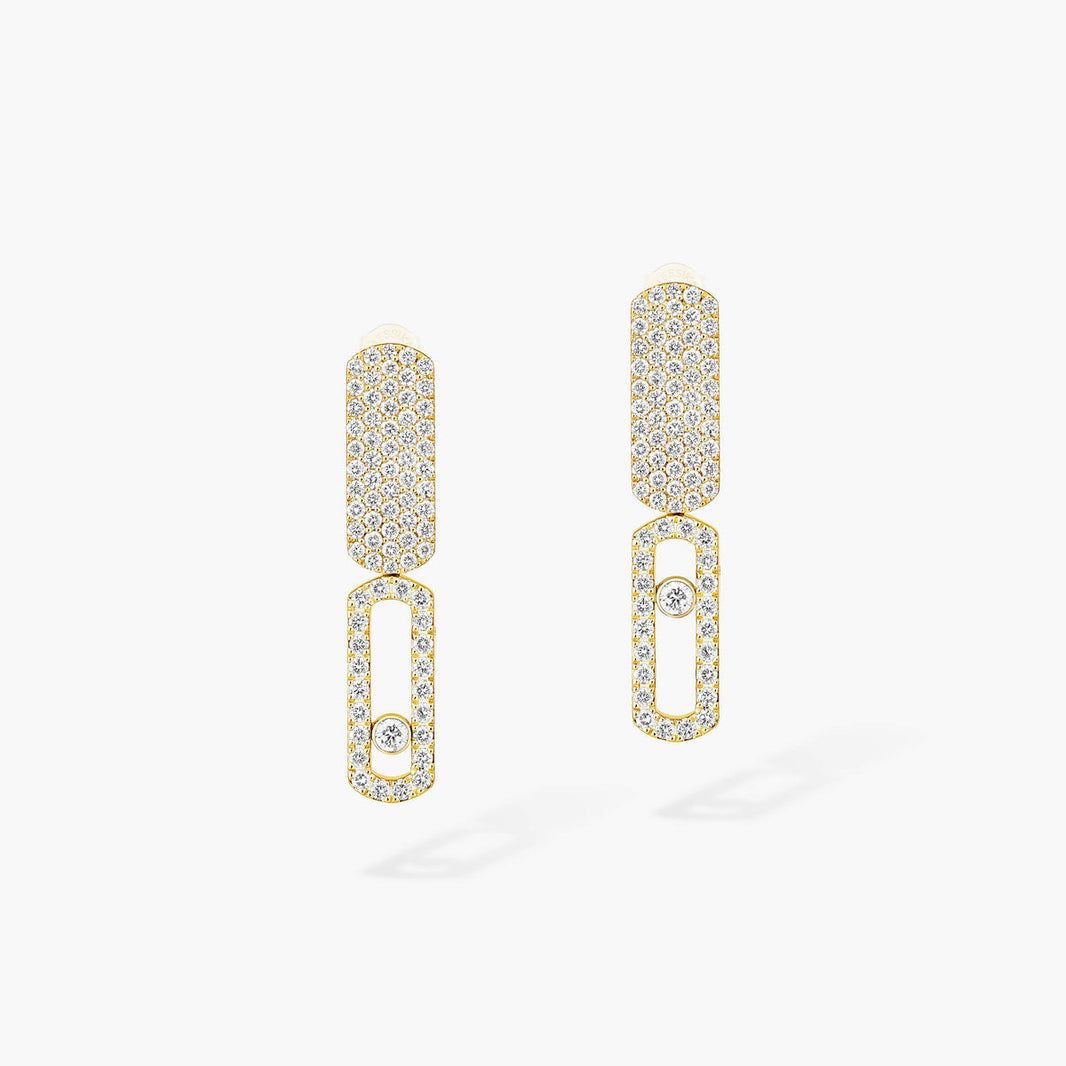 [Amore Jewels]Imperial Move SM Diamond Earrings