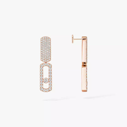 [Amore Jewels]Imperial Move SM Diamond Earrings