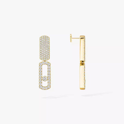 [Amore Jewels]Imperial Move SM Diamond Earrings