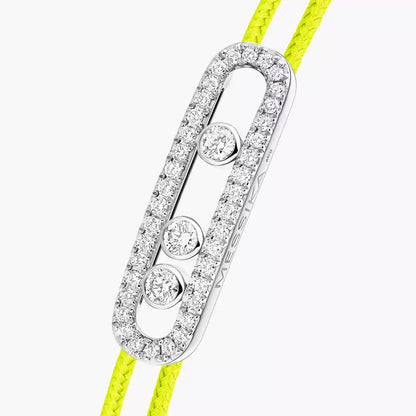 [Amore Jewels]Messika Care(s) pink cord pavé bracelet
