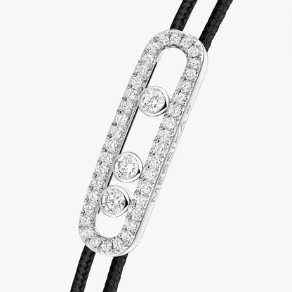 [Amore Jewels]Messika Care(s) pink cord pavé bracelet