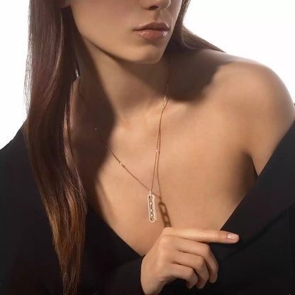 [Amore Jewels]Diamond Necklace Move 10Th