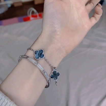[Amore Jewels]CLOVER 5 MOTIF PIETERSITE BRACELET COLLECTION