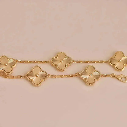 [Amore Jewels] CLOVER 5 MOTIF LASER BRACELET COLLECTION